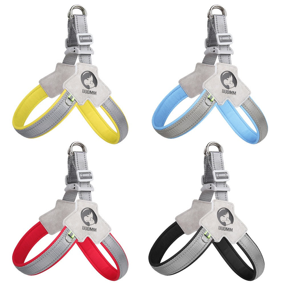 Harnais Poitrail Chien Style Selle – Respirant et Réfléchissant