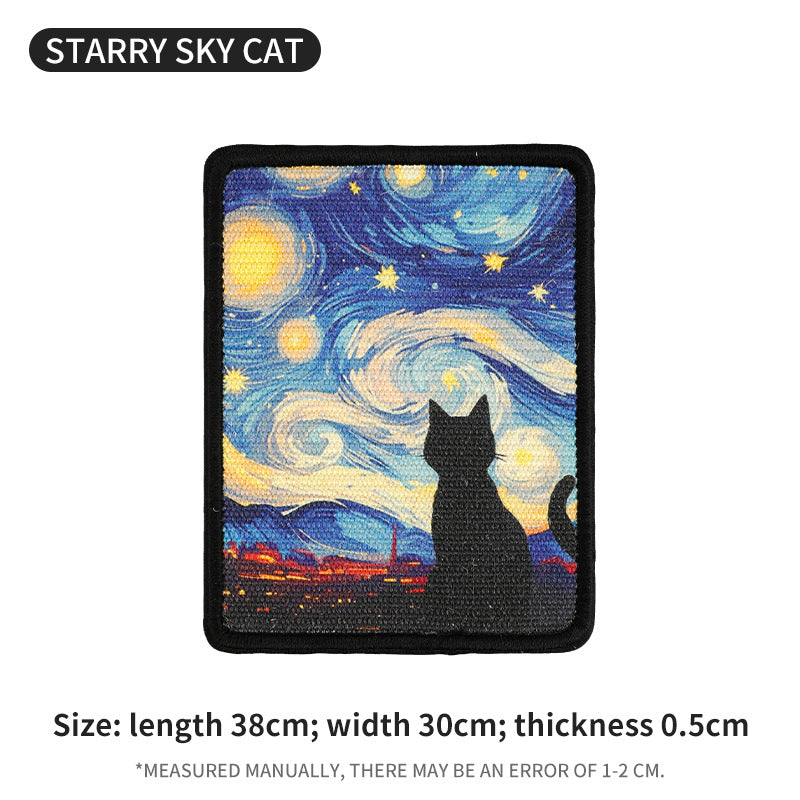 Griffoir Mural Vertical en Jute pour Chat – Fixation Murale, Durable