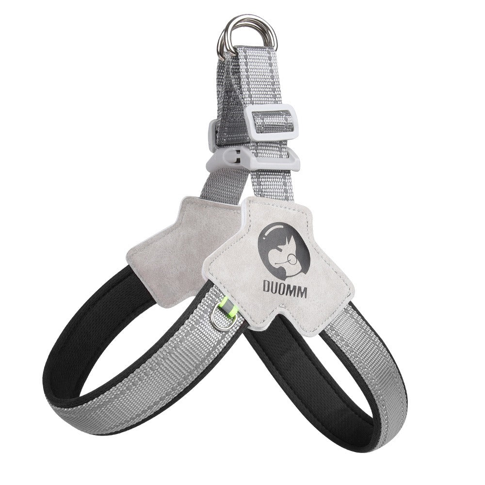 Harnais Poitrail Chien Style Selle – Respirant et Réfléchissant