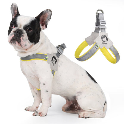 Harnais Poitrail Chien Style Selle – Respirant et Réfléchissant