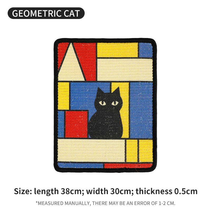 Griffoir Mural Vertical en Jute pour Chat – Fixation Murale, Durable