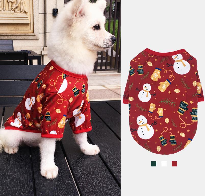 Tenue de Noël pour Chien – Costume Festif en Coton Doux