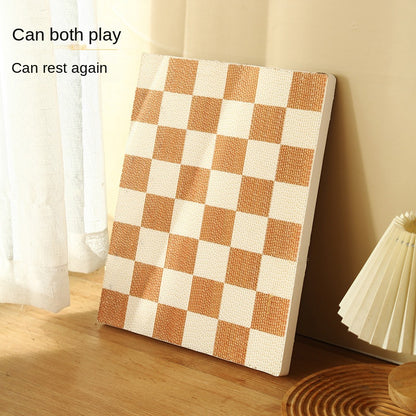 Creative New Design Steak Corrugated Cat Scratcher, Cat Claw Sharpening Rest Toy, Anti-Scratch Wall-Mounted Standing Cat Toy