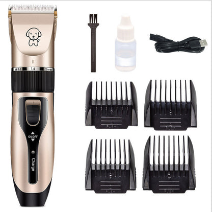 Tondeuse Chien Rechargeable USB – Silencieuse, Écran Batterie, Kit Toilettage Professionnel