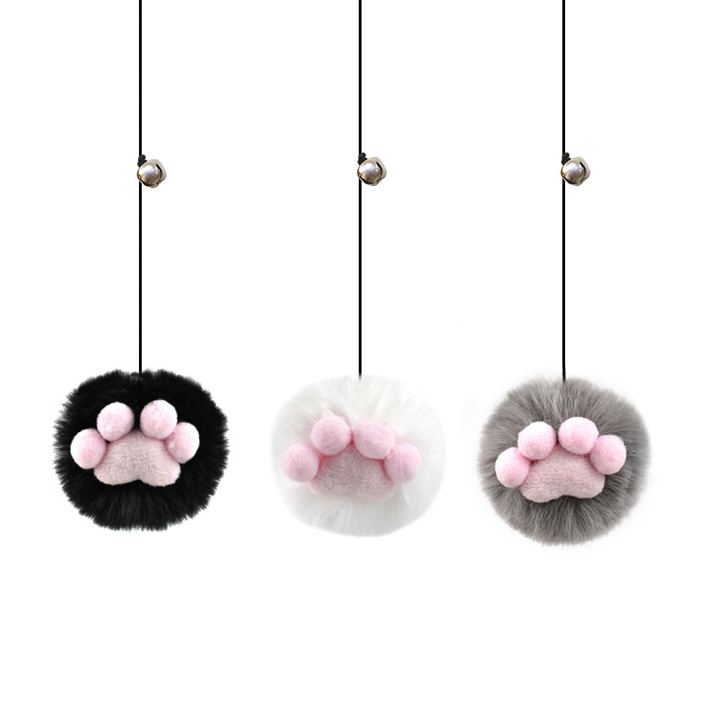 Balle Taquine à Pince pour Porte – Jouet Élastique pour Chat