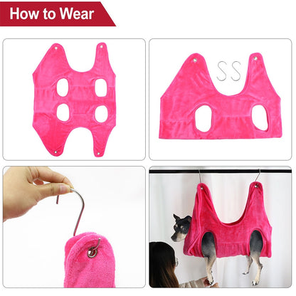 Sac de Contention pour Toilettage Chat – Aide au Bain et Coupe des Griffes