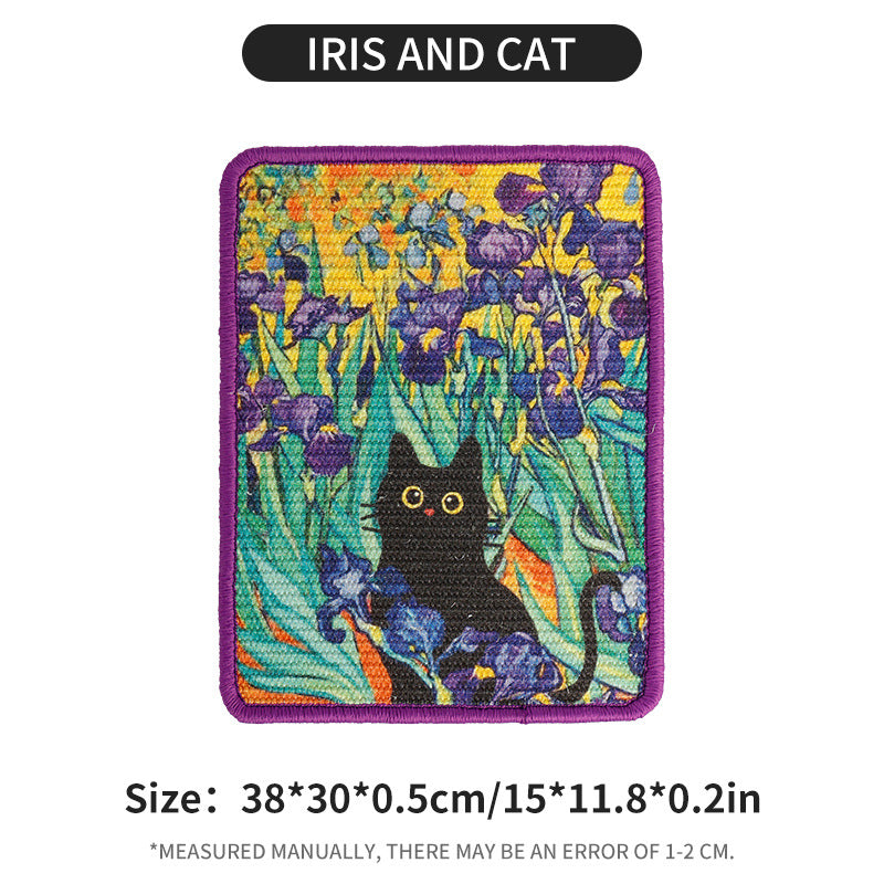 Griffoir Mural Vertical en Jute pour Chat – Fixation Murale, Durable