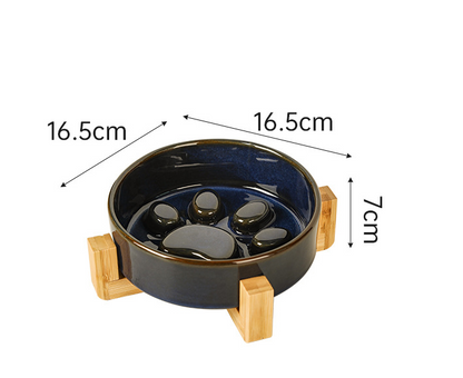 Kiln-changing ceramic pet cat bowl basin dog bowl drinking bowl