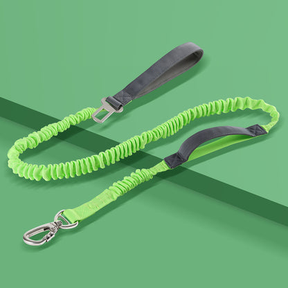 Laisse de Traction Réfléchissante pour Chien – Longueur Ajustable