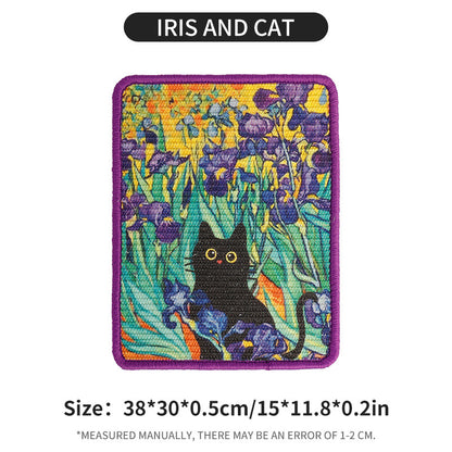 Griffoir Mural Vertical en Jute pour Chat – Fixation Murale, Durable