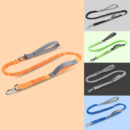 Laisse de Traction Réfléchissante pour Chien – Longueur Ajustable