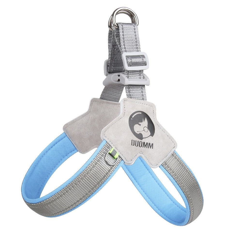Harnais Poitrail Chien Style Selle – Respirant et Réfléchissant