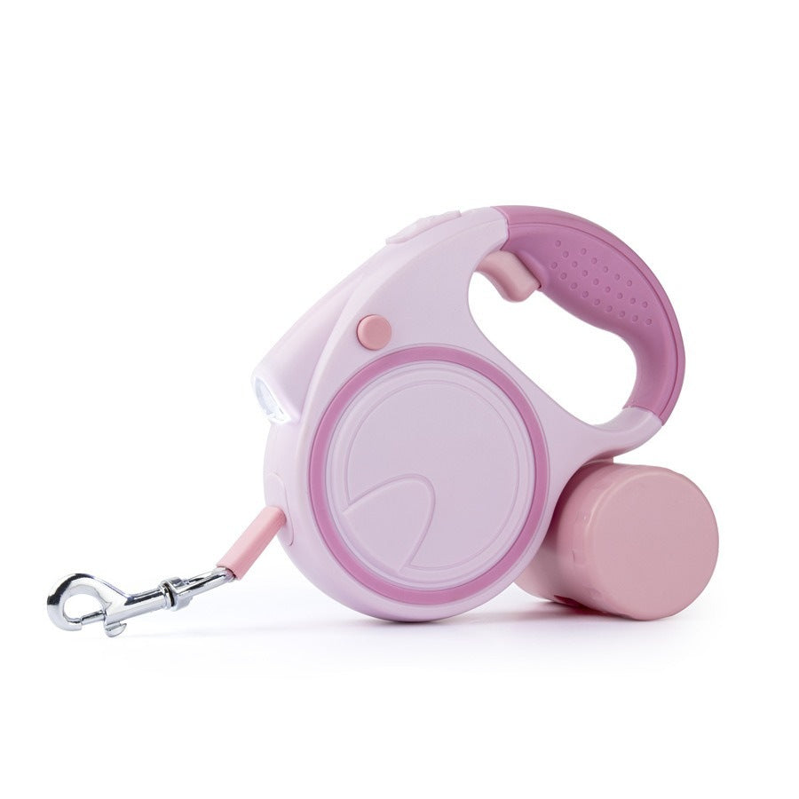 Laisse Rétractable Automatique pour Chien – Petit et Moyen Gabarit