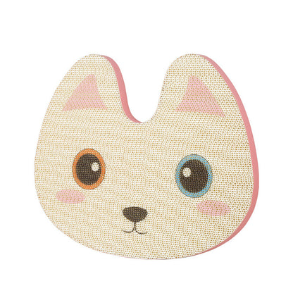 Creative New Design Steak Corrugated Cat Scratcher, Cat Claw Sharpening Rest Toy, Anti-Scratch Wall-Mounted Standing Cat Toy