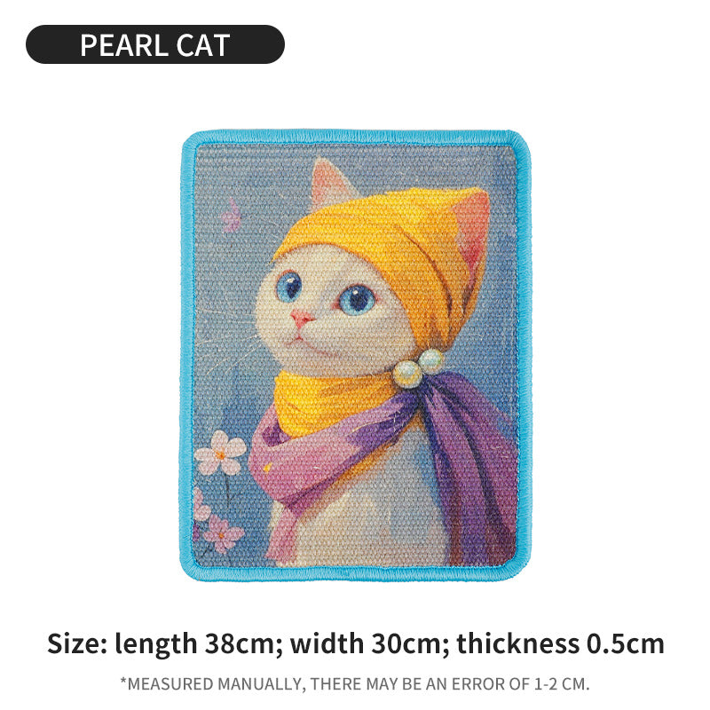 Griffoir Mural Vertical en Jute pour Chat – Fixation Murale, Durable