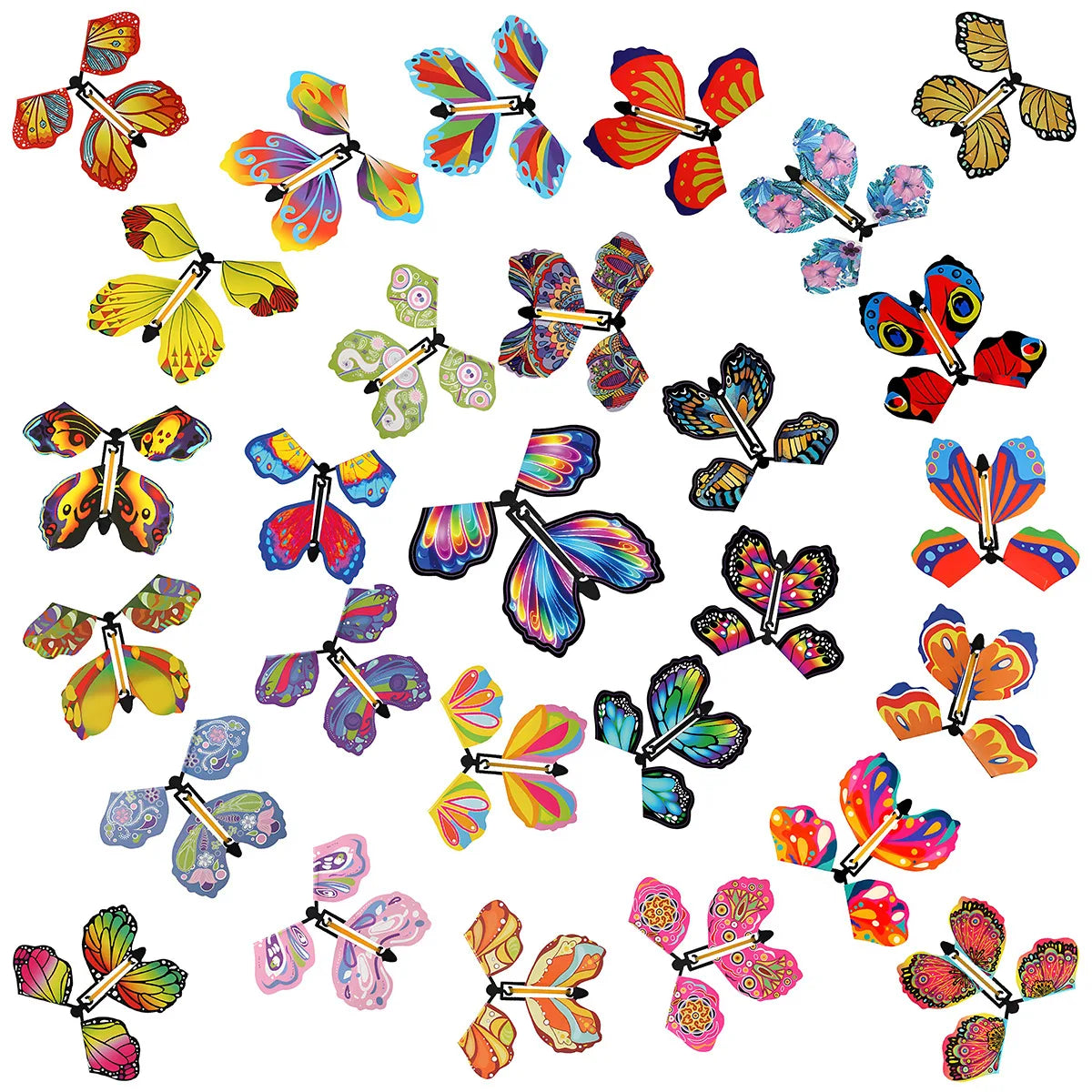 5/10/20/30/50Pcs Flying Butterfly Magic Butterfly New Unique Toy Magic Prop Children'S Outdoor Toy Fidget Toy Fidgeting Spinners